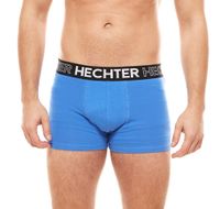 3er Pack HECHTER STUDIO Herren Boxershorts Baumwoll-Unterwäsche Schwarz, Grau, Blau, Rot