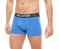 3er Pack HECHTER STUDIO Herren Boxershorts Baumwoll-Unterwäsche Schwarz, Grau, Blau, Rot