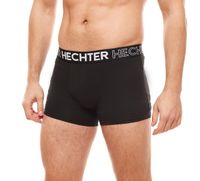 3er Pack HECHTER STUDIO Herren Boxershorts Baumwoll-Unterwäsche Schwarz, Grau, Blau, Rot