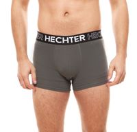 3er Pack HECHTER STUDIO Herren Boxershorts Baumwoll-Unterwäsche Schwarz, Grau, Blau, Rot