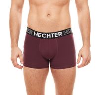3er Pack HECHTER STUDIO Herren Boxershorts Baumwoll-Unterwäsche Schwarz, Grau, Blau, Rot