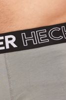 3er Pack HECHTER STUDIO Herren Boxershorts Baumwoll-Unterwäsche Schwarz, Grau, Blau, Rot