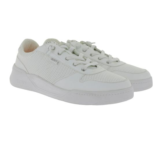 ROXY Harper Baskets basses pour femme avec semelle intérieure en mousse à mémoire de forme et doublure en tissu éponge ARJS600482 WWO Blanc