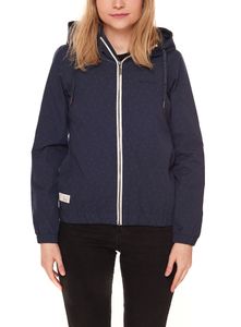 MAZINE Library Classic Light Jacket sustainable and vegan women s transitional jacket with hood 22131410 dark blue