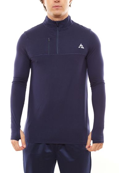 DANISH ENDURANCE chemise fonctionnelle durable pour hommes avec trou pour le pouce 141000 Navy