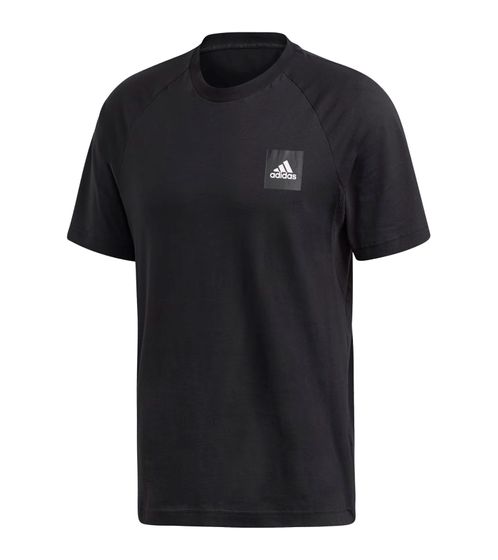 T-shirt adidas Must Haves Tee pour homme avec imprimé de la marque sur la poitrine chemise de sport FL4003 noir