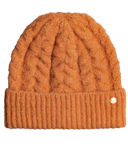 ROXY MY LITTLE TOWN HDWR bonnet pour femme bonnet d'hiver chaud et élégant bonnet tricoté ERJHA03928 CLT0 Orange