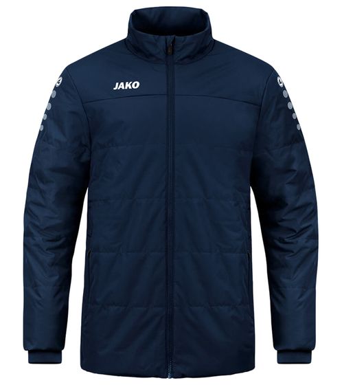 JAKO coach jacket team kids windbreaker with heat-insulating padding transition jacket 7104-900 navy