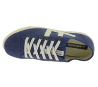 FLAMINGOS LIFE RANCHO NAVY IVORY sneaker chaussures de vacances végétaliennes baskets avec liège fabriquées en Espagne bleu