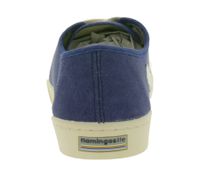 FLAMINGOS LIFE RANCHO NAVY IVORY sneaker chaussures de vacances végétaliennes baskets avec liège fabriquées en Espagne bleu