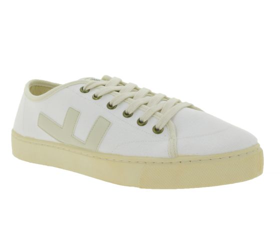 FLAMINGOS LIFE RANCHO ALL WHITE leisure shoes sustainable organic sneakers shoes with cork 100% vegan MADE IN SPAIN SS21RAALLWH white/beige