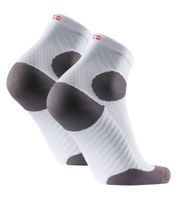 2 pairs of DANISH ENDURANCE anti-friction race men s running socks with grip padding sports stockings 160000 White