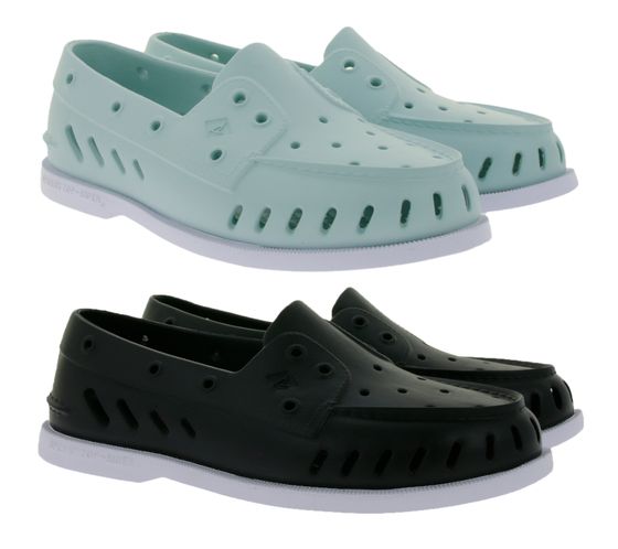 SPERRY Authentic Original Float Wasser-Schuhe Bootsschuhe für Damen oder Herren Wasser-Sandalen Schwarz oder Hellblau