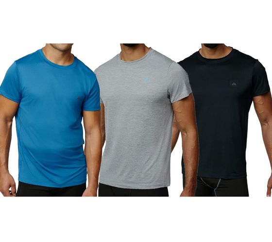 DANISH ENDURANCE sustainable men s functional shirt running shirt 83000 in black, gray or blue