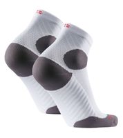 2 pairs of DANISH ENDURANCE anti-friction race men s running socks with grip padding sports stockings 160000 in black, white, gray