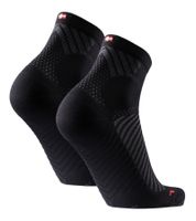 2 pairs of DANISH ENDURANCE anti-friction race men s running socks with grip padding sports stockings 160000 in black, white, gray