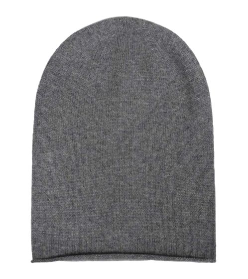 KKS STUDIOS men's beanie made of 100% cashmere winter hat 8016M 45302 grey