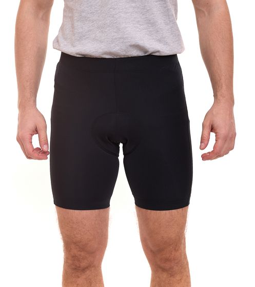 F2 Race Pantalon de cyclisme pour homme avec poche arrière, pantalon de VTT avec chamois haute performance, pantalon de cyclisme 6557 2038 noir