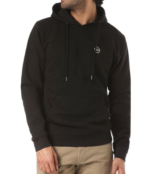 YOUNG & RECKLESS Circle Up men's hoodie warm hooded sweater made of cotton with kangaroo pockets MTT2523CRL-200 black