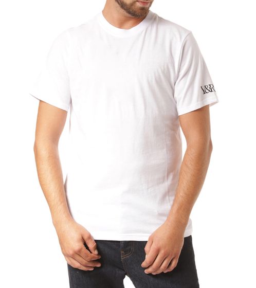 YOUNG & RECKLESS Savannah Herren T-Shirt Baumwoll-Shirt mit Rückenprint 110011-300 Weiß