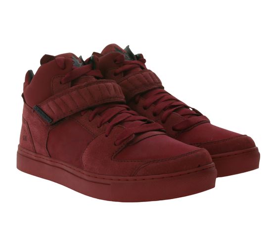 K1X | Kickz Encore High LE chaussures d'hiver bottes d'hiver chaudes pour hommes en cuir nubuck 1163/0600/6604 rouge