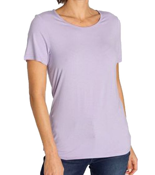 OTTO Chemise à col C, t-shirt simple pour femme à col rond 94474143 violet