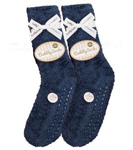 Chaussettes câlines de TAUBERT Chaussettes câlines avec picots en ABS 87197544 Bleu foncé