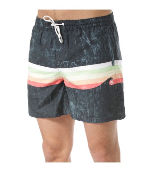 Planet Sports Harry Herren Board-Shorts aus schnell trocknendem Material Kurze-Hose PS100015-200 Schwarz/Bunt