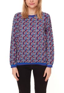 Aniston CASUAL women s blouse shirt in retro design, figure-hugging blouse 12710658 black/colorful Aniston CASUAL women s blouse shirt in retro design, figure-hugging blouse 12710658 black/colorful