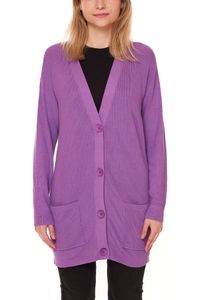 Veste tricotée à la mode pour femmes Aniston, cardigan élégant avec boutons 27484431 violet Veste tricotée à la mode pour femmes Aniston, cardigan élégant avec boutons 27484431 violet