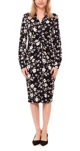 Aniston SELECTED Kleid luftiges Damen Sommer-Kleid mit Allover Blumen-Print 42093138 Schwarz/Braun Aniston SELECTED Kleid luftiges Damen Sommer-Kleid mit Allover Blumen-Print 42093138 Schwarz/Braun