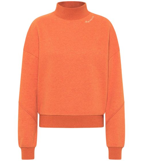 ragwear Kaila sweatshirts women s vegan cotton sweater PETA-Approved 2221-30006 6024 Orange