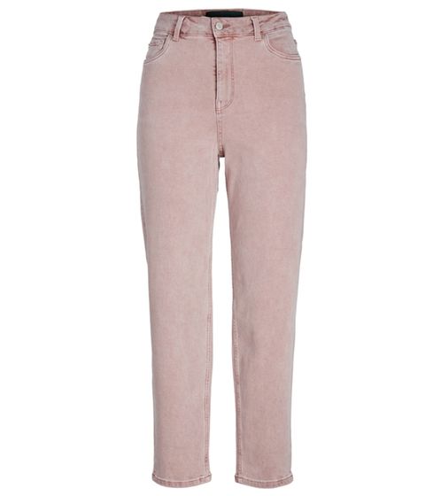 JJXX Lisbon Mom Jeans Pantalon taille haute pour femme Look usé 54017418 Vieux rose