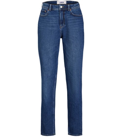 JJXX JXBerlin Pantalon en jean taille haute pour femme style cinq poches 65247453 bleu