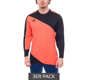 Paquet de 3 Maillot de gardien adidas Squadra GK 21 maillot de football à manches longues pour hommes avec Aeroready GK9805 noir/orange Paquet de 3 Maillot de gardien adidas Squadra GK 21 maillot de football à manches longues pour hommes avec Aeroready GK9805 noir/orange