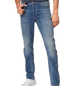 JACK & JONES Tim men's denim jeans, regular fit jeans in 5-pocket style 21791358 blue