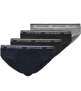 Pack of 4 Pierre Cardin men s briefs with cotton stretch underwear PCU4.92 black, grey, navy