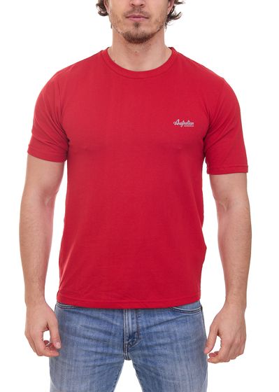 Australian T-Shirt schlichtes Herren Baumwoll-Shirt Kurzarm AT1200C Rot