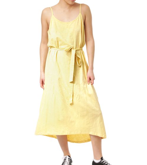 MAZINE Pinetta Robe d'été végétalienne pour femme Robe longue approuvée par les végétaliens avec bretelles fines 21133901 Jaune