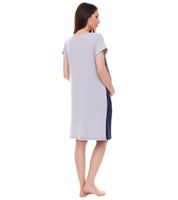 abito premaman da donna nove 9 mesi abito gravidanza asimmetrico 32879759 grigio/blu
