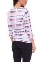 TOM TAILOR T-shirt set camicia estiva donna e top in cotone 34300140 bianco/blu/rosso TOM TAILOR T-shirt set camicia estiva donna e top in cotone 34300140 bianco/blu/rosso