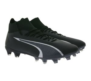 PUMA Ultra Pro FG/AG chaussures de football pour hommes avec semelle extérieure GripControl Skin et Speedplate chaussures d'entraînement de sport de ballon 107422 02 noir