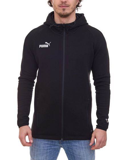 PUMA teamFINAL Casuals hooded jacket men s jacket with DRYCELL 657383 03 black