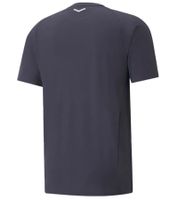 PUMA team FINAL Casuals nachhaltiges Herren Kurzarm-Shirt mit dryCELL 657385 06 Dunkelblau