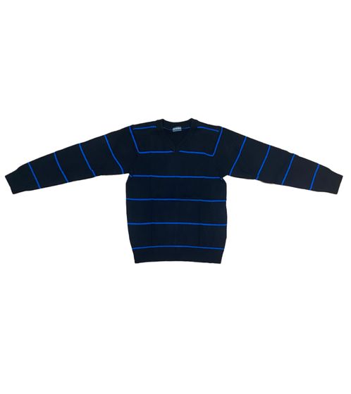 5er Pack KIDSWORLD Pullover weicher Kinder Strick-Pulli mit Streifen 24014735 Schwarz/Blau