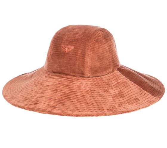 Chapeau d'été pour femme ROXY, chapeau de vacances à la mode à large bord, chapeau de pêche ERJHA04065 CNS0 rouge marron
