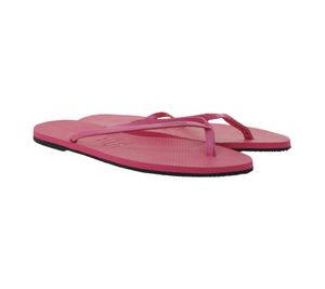 havaianas Metallic Shocking Damen Zehen-Trenner trendige Badelatschen mit Logoaufdruck Pink