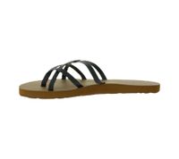 VOLCOM New School II women s toe separator fashionable summer slippers with EVA footbed black/brown