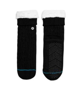STANCE Rowan Stopper Socks House Stockings with Teddy Lining A549D20ROW-BLK Black