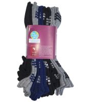 12 pares de medias de algodón estilo TRUE con cinturilla cómoda, calcetines diarios sostenibles con diferentes estampados negro/gris/azul 12 pares de medias de algodón estilo TRUE con cinturilla cómoda, calcetines diarios sostenibles con diferentes estampados negro/gris/azul